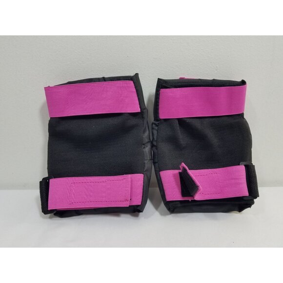 Razor Bike Pad set Knee pads Wrist supporst youth childs size Pink Black - Picture 3 of 5